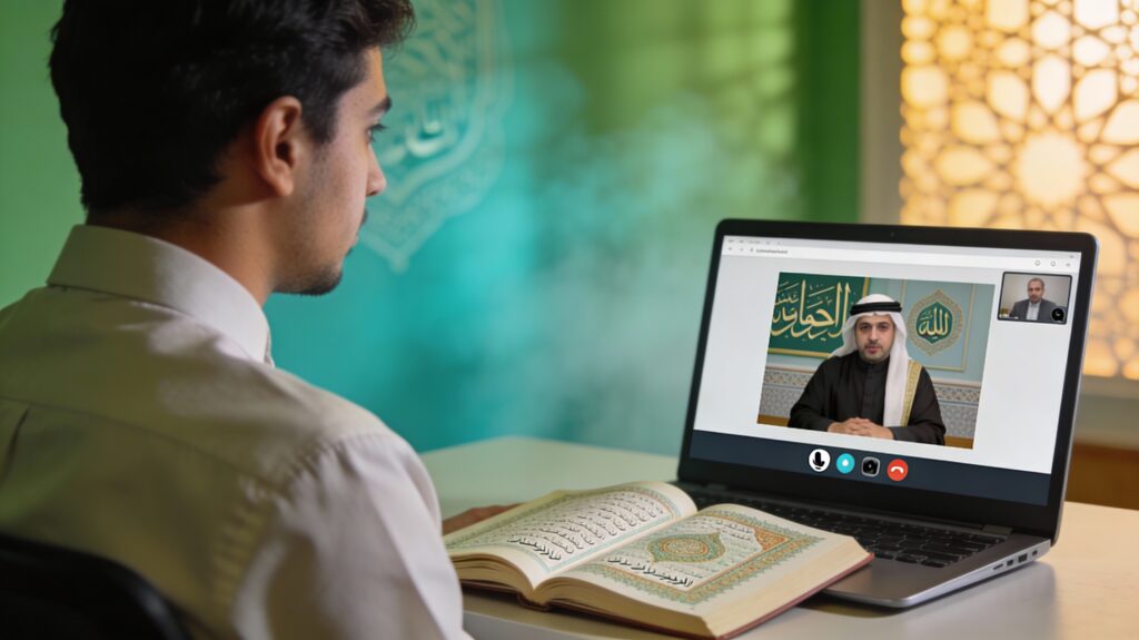 دورات القرآن الكريم عبر الإنترنت للمبتدئين: الدليل الكامل لتعلم القرآن الكريم من المنزل