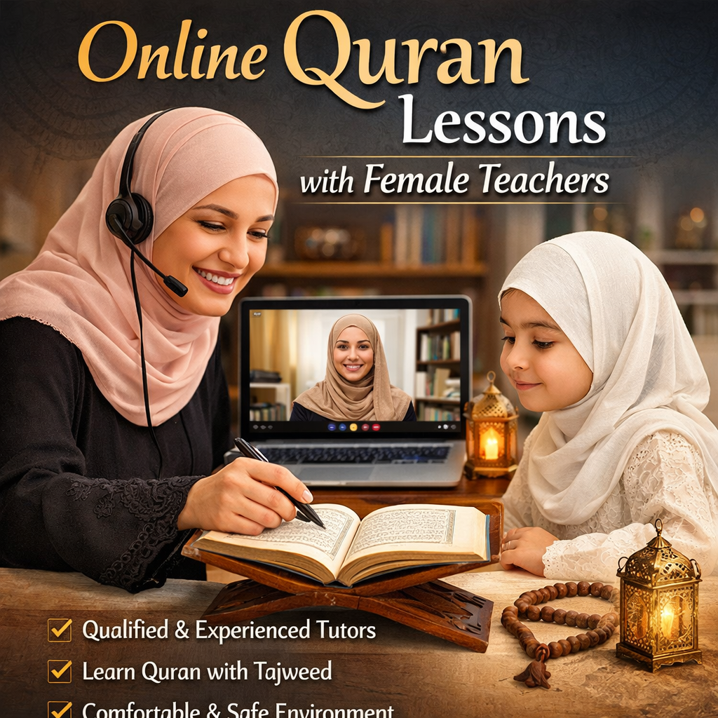 online Quran lessons with female teachers