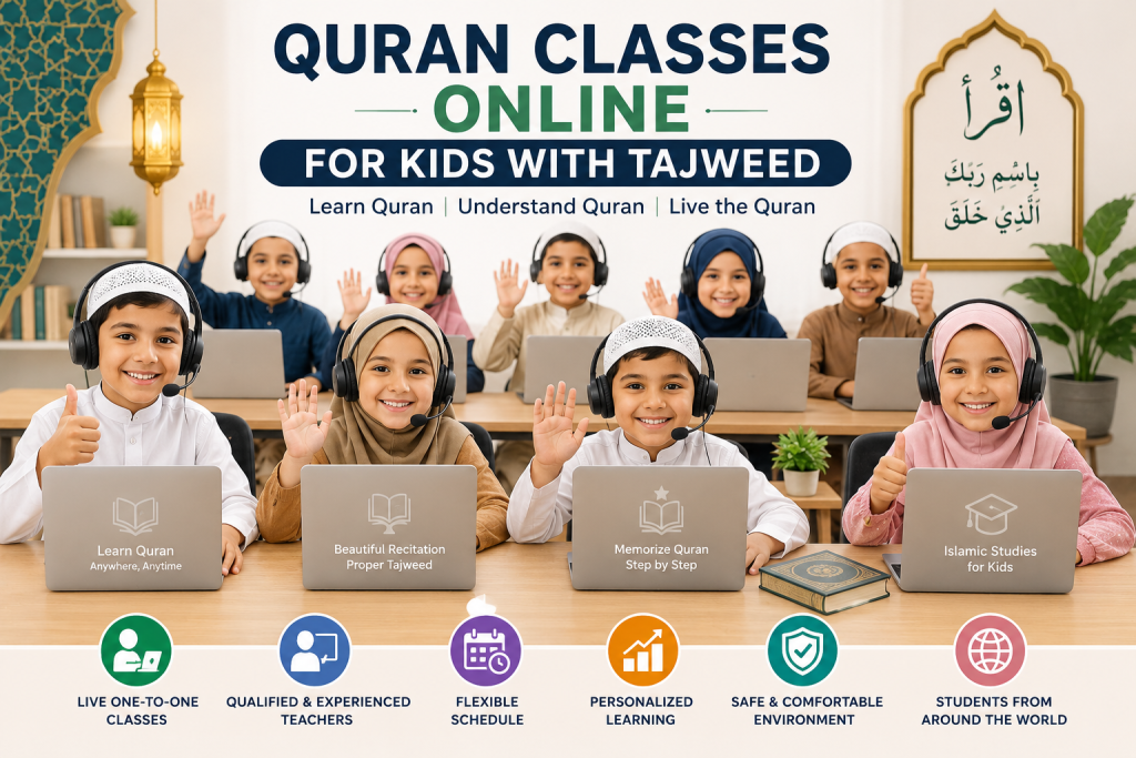 Quran classes online for kids with tajweed